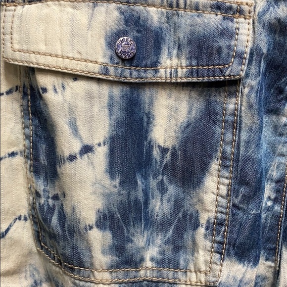 Adorable NWT Guess tie dye Amy romper S - Picture 4 of 6